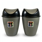 Prince Ware Dustbin Royal Large with Swing Lid - 18 Liters (Pack of 2)
