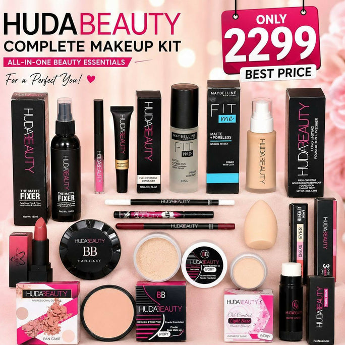HUDA BEAUTY COMPLETE MAKE - UP KIT