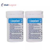 EasyCare Blood Glucose Test Strips | Pack of 25 & 50 (25x2 Twin Vials) | Compatible with EasyCare Glucometer | No Coding Required High-Accuracy Sugar Testing Strips