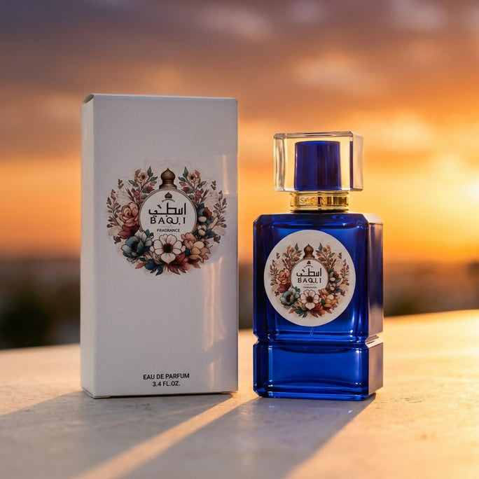 Blue-Woody Perfume for Men - Deep Woody & Rich Amber Fragrance - Smooth Powdery Scent - Long Lasting EDP - 50ml