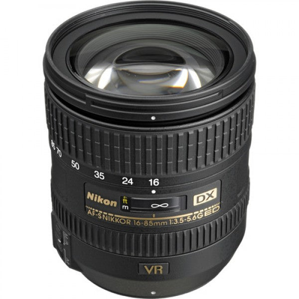 Nikon AF-S DX NIKKOR 16-85mm f/3.5-5.6G ED VR (5.3x) Zoom Lens