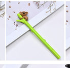 01 Pc Cute Koala Gel Pen Green Branch Black Ink Pens 0.5mm Kids Writing Gifts