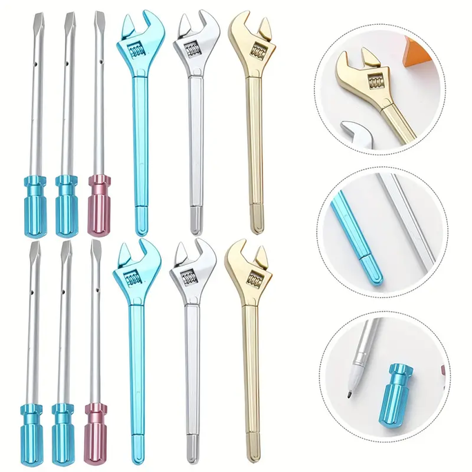 01 Pc Creative Boy Wrench / Screwdriver Gel Pen for Primary Secondary School Students Gel Pen Funny Screwdriver
