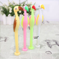 1Pc Flamingo Pen Color colored Pen student Writing pen Signature Pen office school Stationery