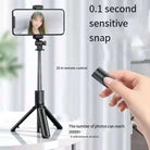 Selfie Stick S03 Detachable Wireless Remote 3 in 1 Tripod Stand Mobile Holder