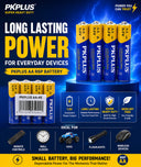 PKCELL AAA R03 & AA R6P R1.5V Batteries | Super Heavy Duty Dry Cell 4 Pack for