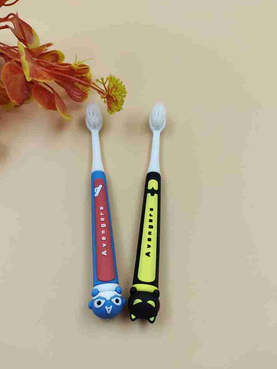 Cute Unicorn / Aventures Shape Soft Bristles Toothbrush with Travel Case for Kids