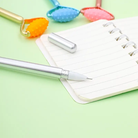 01 Piece New Coming Creative Stress Relief Massage Head Neutral Pen Cute Plastic Gel Ink Pen