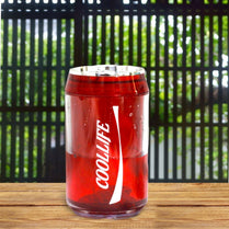 Premium Quality Glass Cane Cooldrink Design Glass 1 Pcs Set |Acrylic Printed Design New Stylish Juice Cane