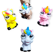 Squishy Toy Eye Popping Worm Unicron Squeeze Toy Stress Reliever Anti-stress Fidget Halloween Christmas Kids Party Favors Gifts