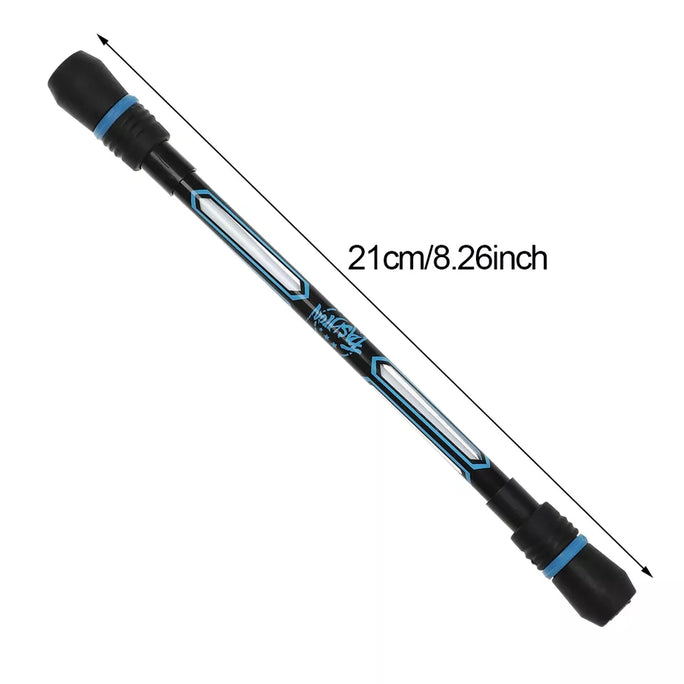 01 Peice of Spinning Writing Pen Student Relieve Stress Rotating Ballpoint Gel Pen Kids Gift Toy Stress Reliever Anti-Slip Hand Spinner Durable and Attractive Cool Finger Whirling Pen Spinner Kid Toy Adult Stress Relief Spinning Pen Stable Pivot Anti-slip