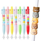 01Pc Hi-High Replacement Gel Pen Set, Ballpoint Pen, 0.02 inch (0.5 mm), Cute, Korean Stationery, Present, Matching, Children, Mascot, Interchangeable (Fruit Cube)