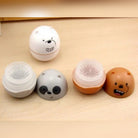 Cute Cartoon Face Egg Shape Lens Container Contact Lens Case Accessories DIY Contact Lens Storage Box Portable Travel Contact Lens Case