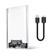 USB 3.0 Transparent HDD Enclosure 2.5