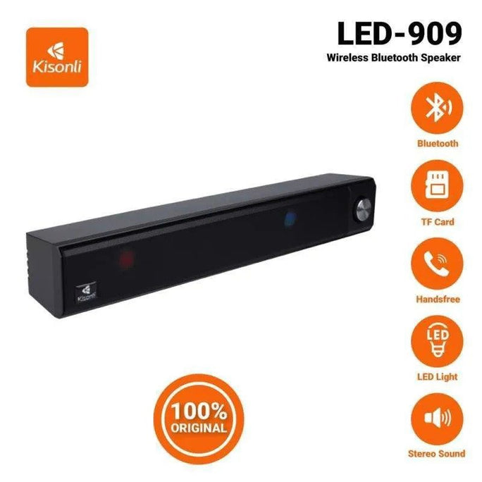 Kisonli LED-909 LED-805 LED-906 LED-913 Desktop Wireless Speaker Bluetooth