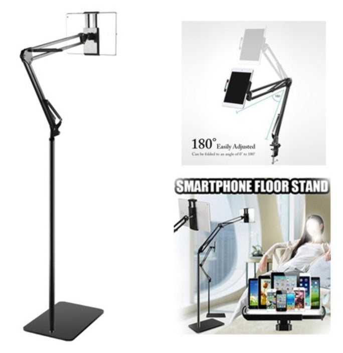 New 2026 Floor Type Mobile Phone Tablet Bracket | Overhead Tripod 360 Rotation
