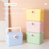 Medicine Box Family Household Large Capacity Multi Layer Drug Medicine Storage Box