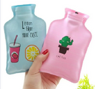 Mini hot water bag Cute Cartoon Warm Relaxing Safe Heat Cold