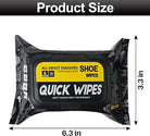Scholazs Natural Sneaker & Shoe Cleaner Wipes, Portable Sneakers Cleaner Shoe Wipes Quickly Remove Dirt & Stains, Disposable Shoe Cleaning Wipes Can Be Used On Footwear - Pack of 80