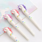 1 Pcs Korean Creative Rainbow Unicorn Cute Kawaii Lovely Stationery Office School Supplies Sweet Pretty Gel Pen