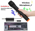 Professional Wireless Handheld Dynamic UHF VHF Microphone | Long-Range Mic for