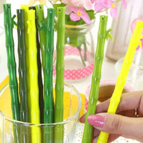 1pcs Bamboo Ballpoint Pen Office Accessories Pens Cute Student Pen School Creative Signature Pen Gel Pen