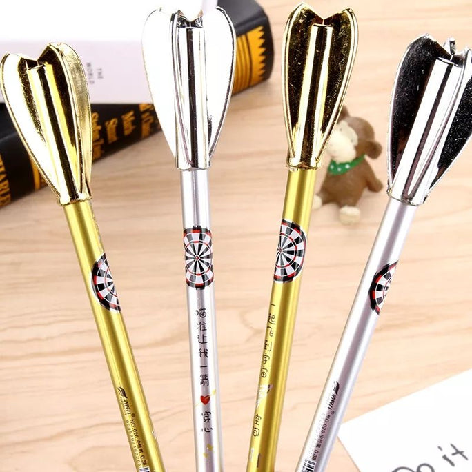 1 PCS Creative Dart Gel Pen Cartoon Series Neutral Pen Black 0.38MM Student Writing Tools Gifts Office School Supplies