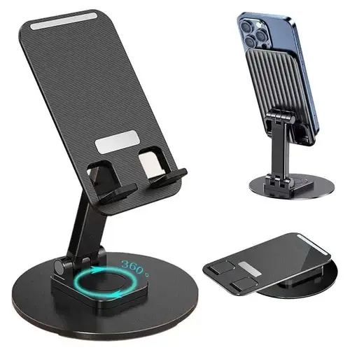 Desktop Mobile Stand Holder for Desk ZM-0108 Sturdy Anti Slip Height Angle