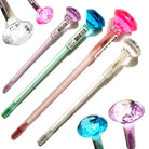 01 Pc Diamond Gel Pens,Bling Metal Pens Ballpoint Pen School and Office Supplies with Large Diamond