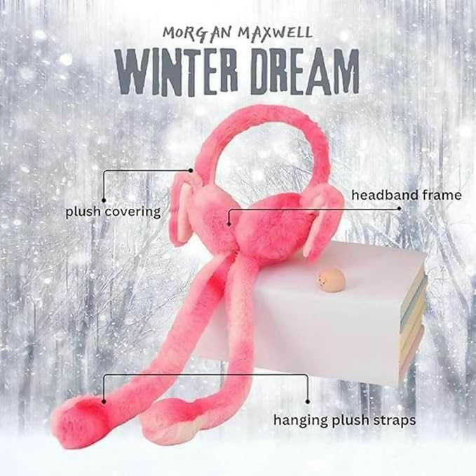 Cute Rabbit Earmuffs for Girls – Soft Plush Winter Ear Warmers