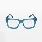 Rave Aqua Blue Square Frame Eyeglasses