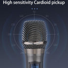 Saeapu TTD-M55 Professional Rechargeable Wireless Microphone VHF Handheld USB