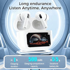 LED Touch Screen Display TWS Earbuds | ANC ENC Dual Noise Cancellation