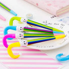 1Pc Umbrellah Pen Color colored Pen student Writing pen Signature Pen office school Stationery