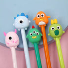 01 pc Creative Cute Cartoon Pen Little Monster Animal Shape Gel Pen 0.5mm Black Refill Ink School Office Writing Stationery