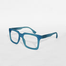 Rave Aqua Blue Square Frame Eyeglasses