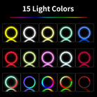 MJ33 13-inch RGB LED Ring Light with Phone Clip | 33cm Circle Photography
