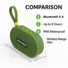 H32 Portable Bluetooth Speaker Deep Bass HiFi Stereo 7W Wireless Audio FM Radio