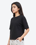 Sajiero Cotton PJ Set - Bow Bliss - Black