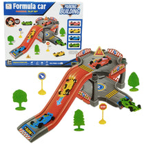 Formula Car Parking Play Set – 23 Pcs Multicolor