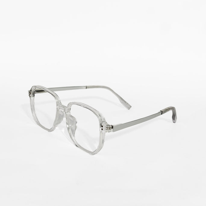 Rave Crystal Clear Square Frame Eyeglasses