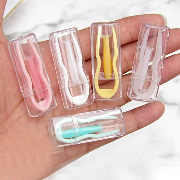 1 Set Contact Lens Inserter Wearing Tool Contact Lenses Tweezers Suction Stick Travel Kit for Eye Care Contact Lens Accessories