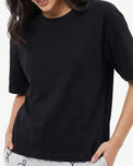 Sajiero Cotton PJ Set - Bow Bliss - Black