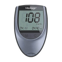 Medisign Auto Blood Glucose Monitor MM800 Kit with 10 Strips & Lifetime Warranty