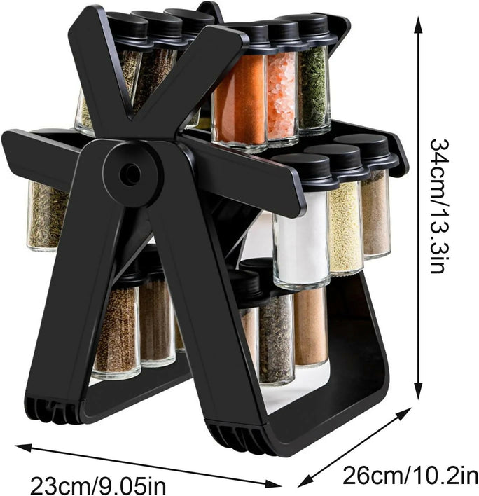 360° Rotating 18 pcs Ferris Wheel Spice Rack