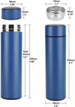 Smart Thermos Water Bottle LED Digital Temperature Water Bottle Display Stainless Steel Coffee Thermal Vaccum Mug Intelligent Insulation Cups Vacuum Flask Temperature Bottles