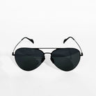 Rave Aero Black Aviator Sunglasses