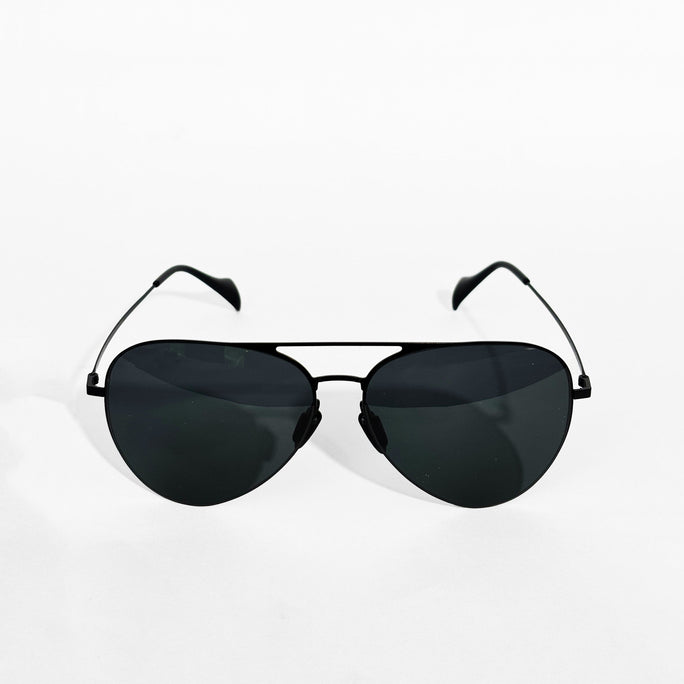 Rave Aero Black Aviator Sunglasses