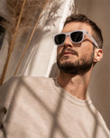 Rave Arctic White Rectangle Sunglasses