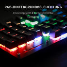 Teamwolf 3 in 1 Gaming Combo Mechanical Gaming Keyboard RGB Backlights 104